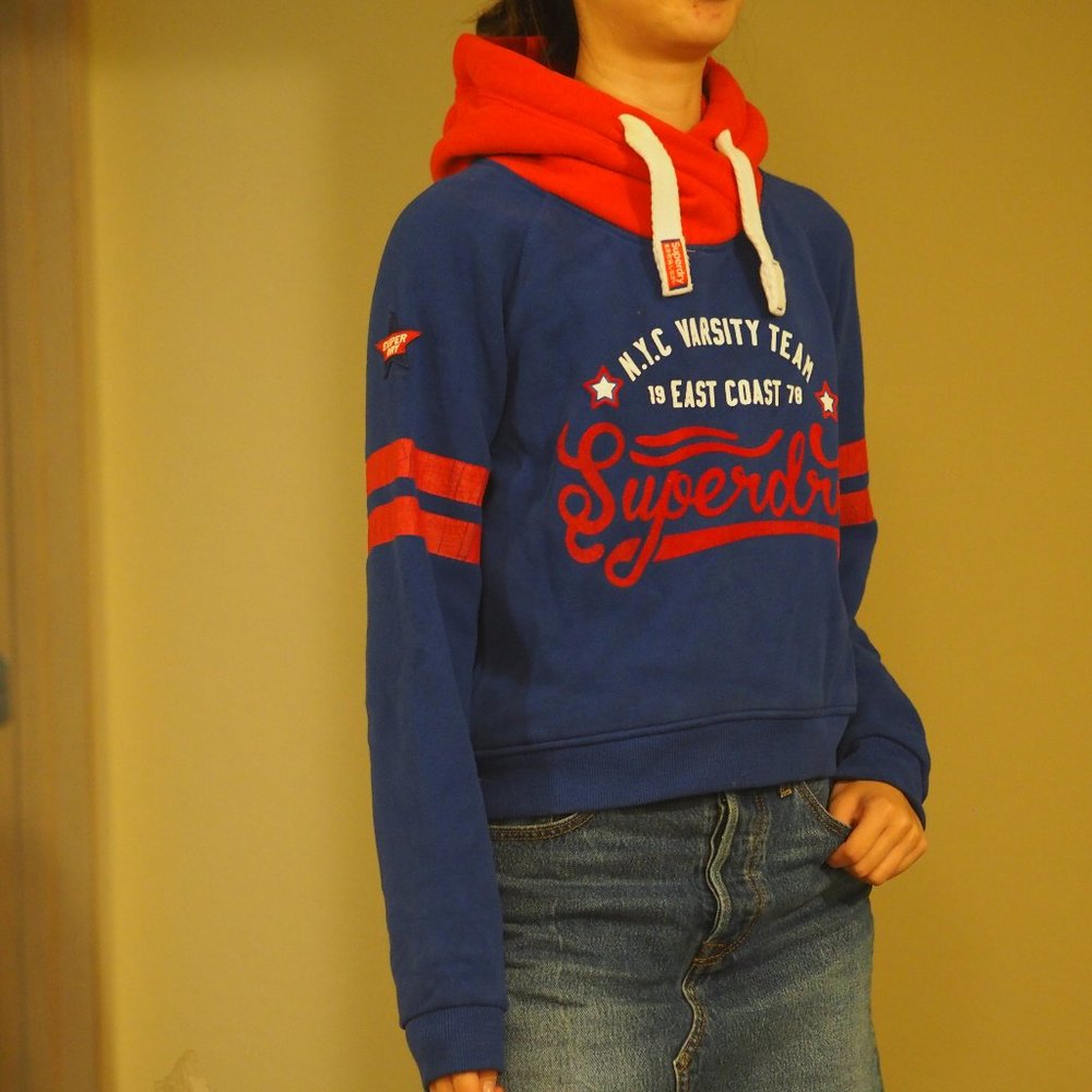 Superdry Women Crop Top Hoodie